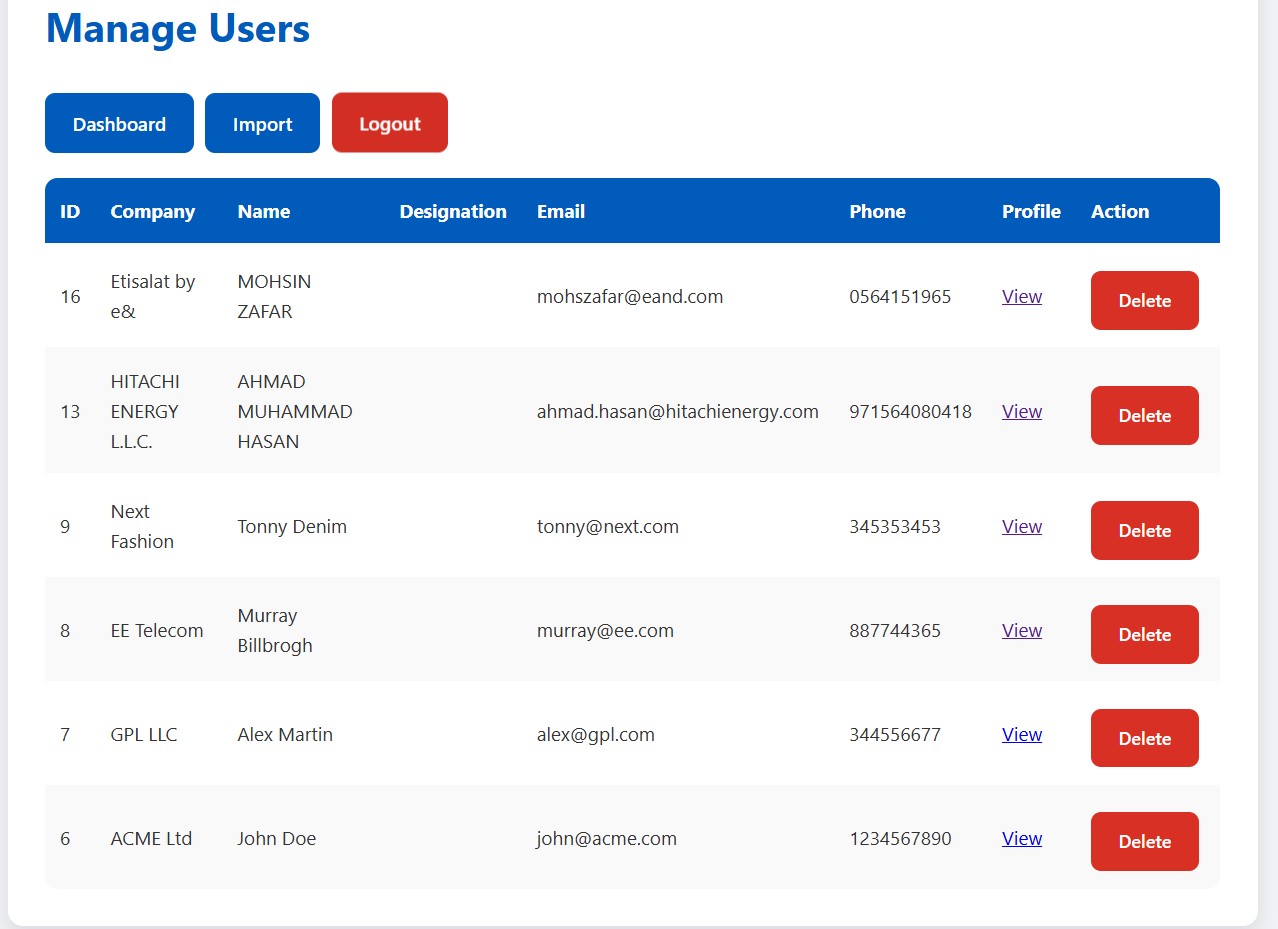 Manage NFC Links